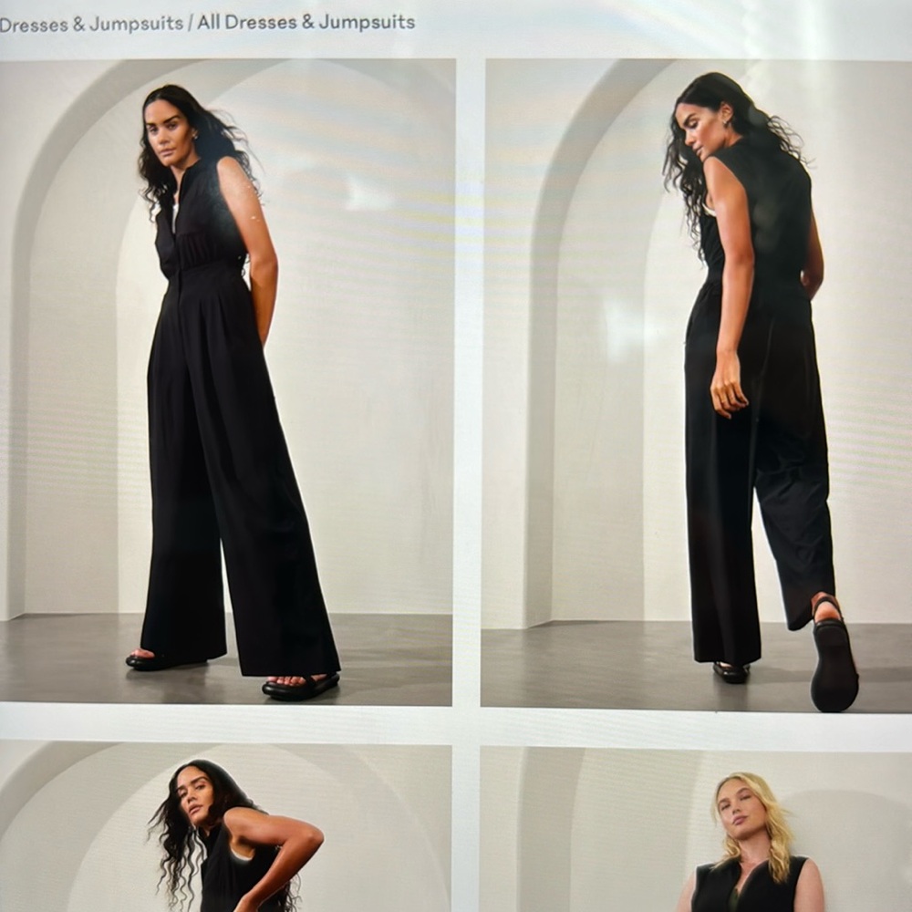 Athleta Brooklyn Heights Wide Leg Jumpsuit Women’s SZ 8 Tall